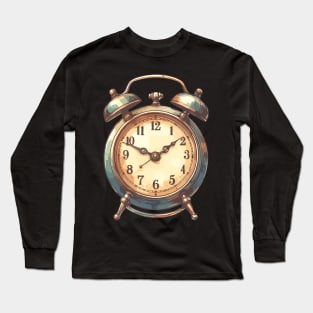 Retro Vintage Clock Long Sleeve T-Shirt